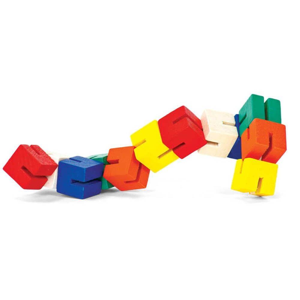Wooden Twist and Lock Blocks